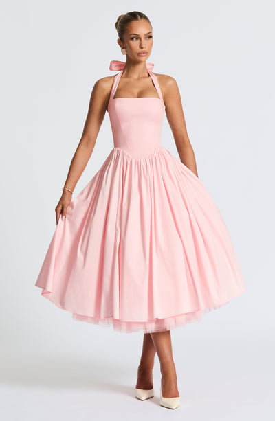 ESTELLE - Verspielt Elegantes Midi-Kleid
