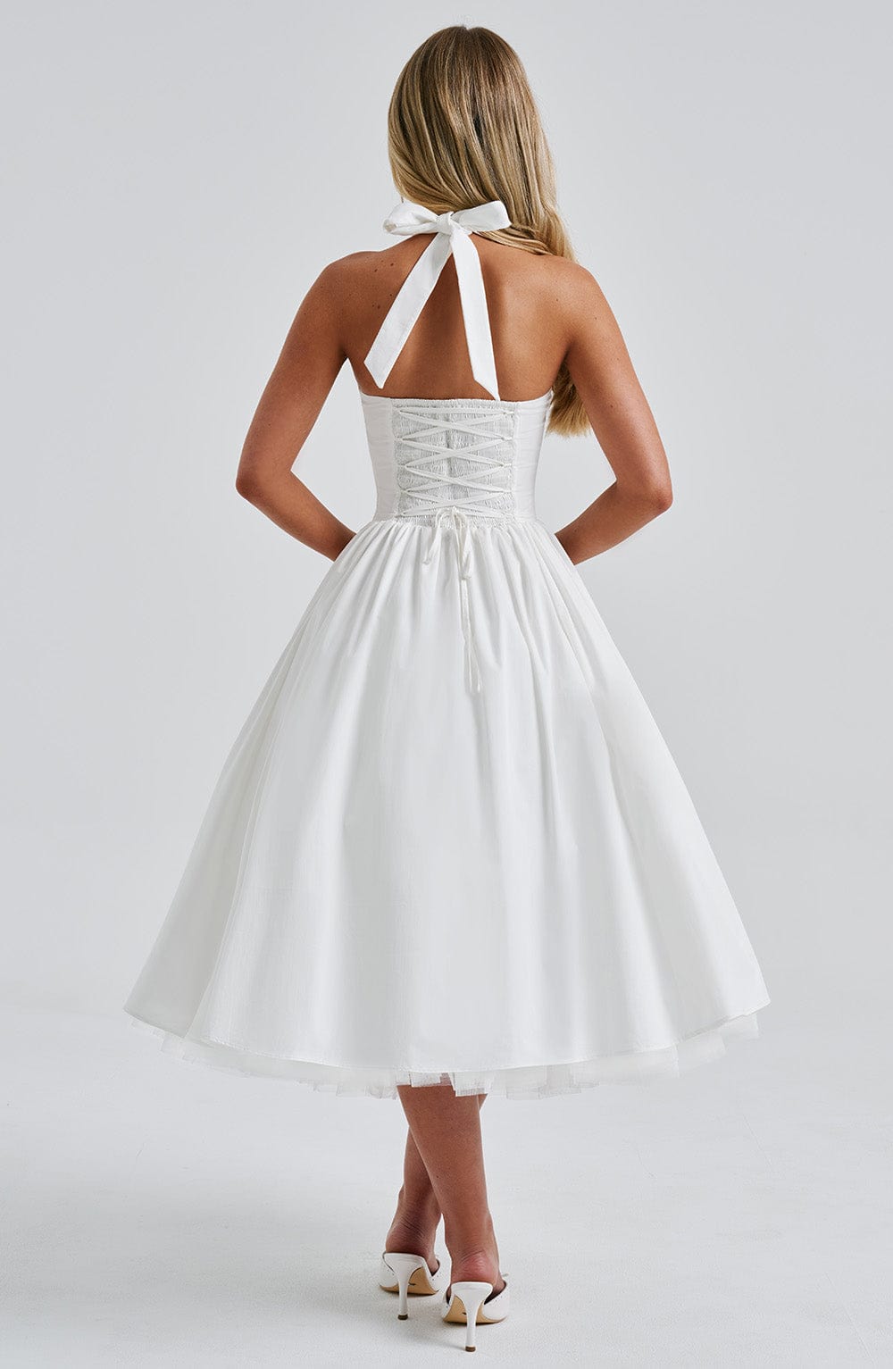 ESTELLE - Verspielt Elegantes Midi-Kleid