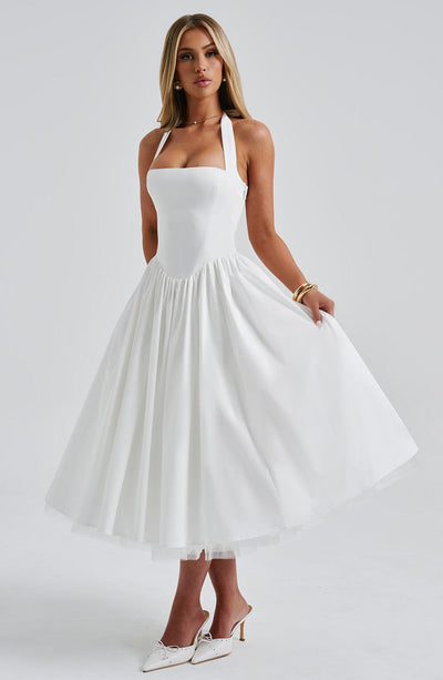 ESTELLE - Verspielt Elegantes Midi-Kleid