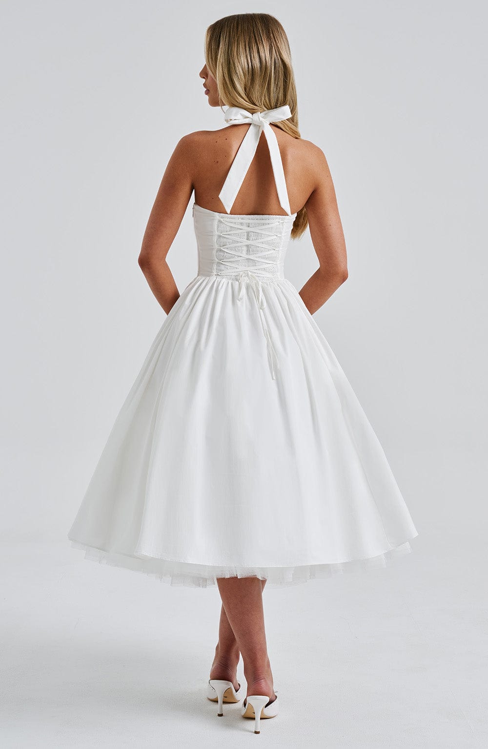 ESTELLE - Verspielt Elegantes Midi-Kleid