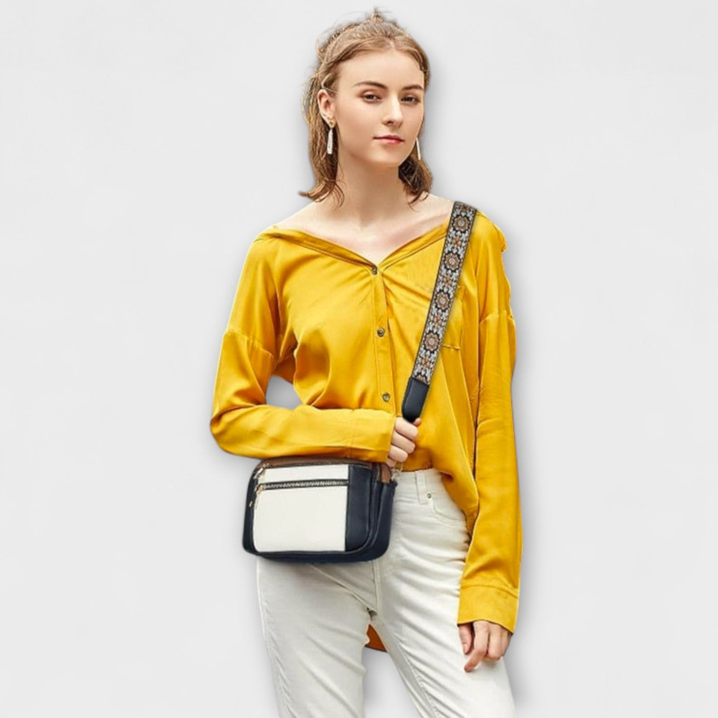 MIRA - Elegante Leder Schultertasche
