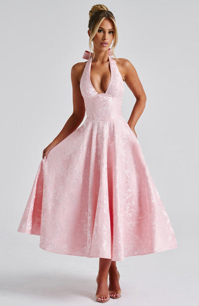 GABRIELA - Puder Midi Kleid