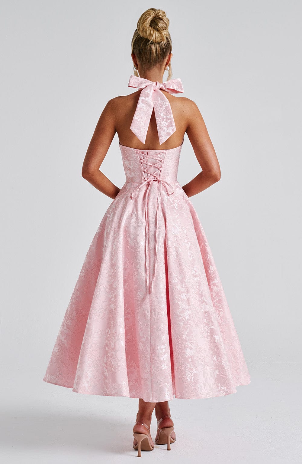 GABRIELA - Puder Midi Kleid