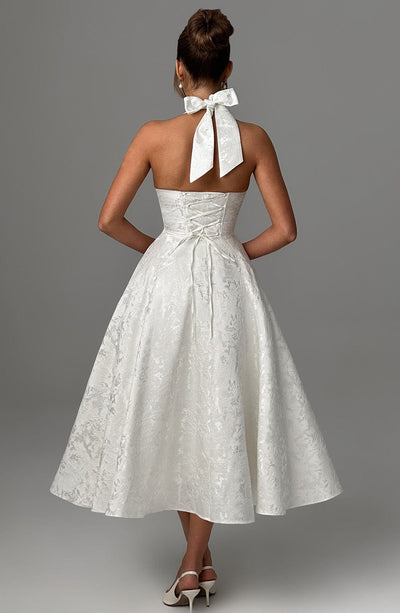 GABRIELA - Puder Midi Kleid