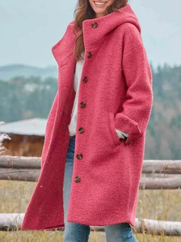 AMELIE - Stilvolle lange Winterjacke