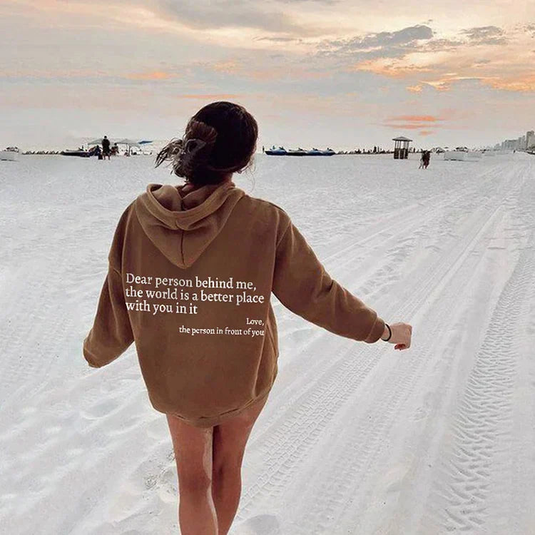 FEMMEHAUS DEAR PERSON BEHIND ME HOODIE