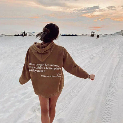 FEMMEHAUS DEAR PERSON BEHIND ME HOODIE