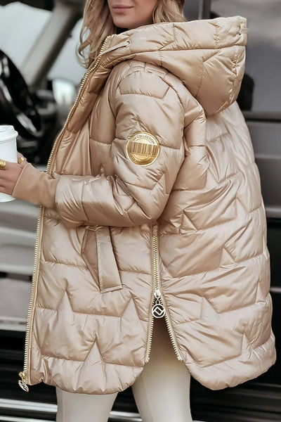 ASTRID - Veste d'hiver élégante avec capuche et doublure