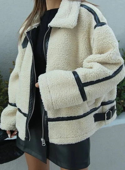 FEMMEHAUS TEDDY HERBSTJACKE