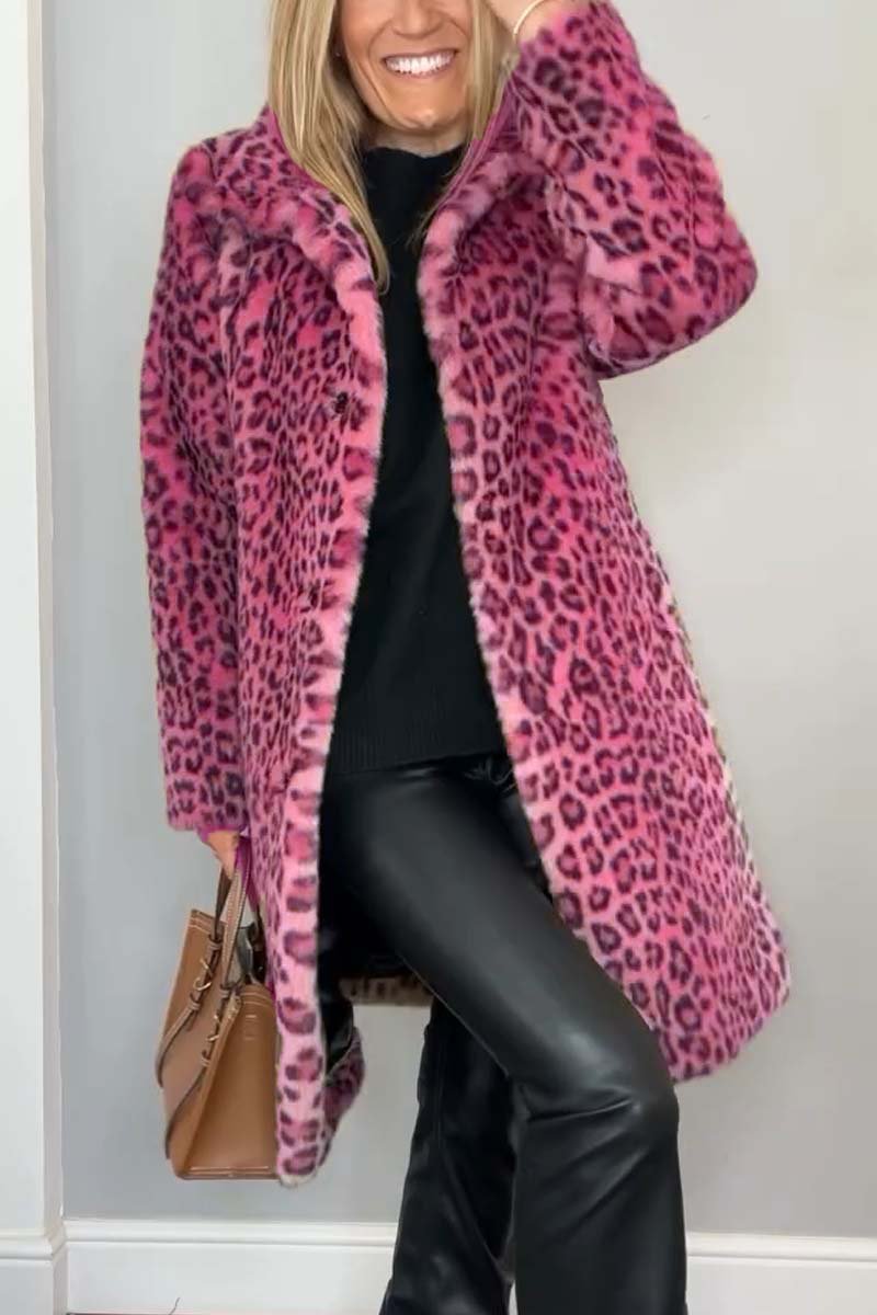 LIZZIE - Leopardprint Mantel