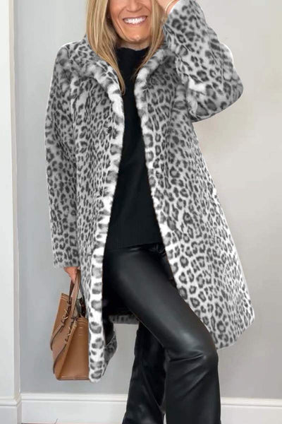 LIZZIE - Leopardprint Mantel
