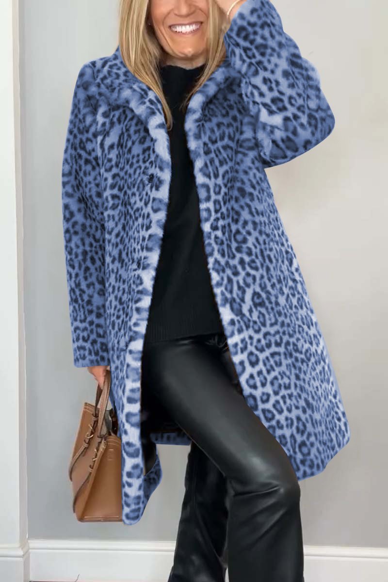LIZZIE - Leopardprint Mantel