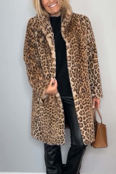 LIZZIE - Leopardprint Mantel