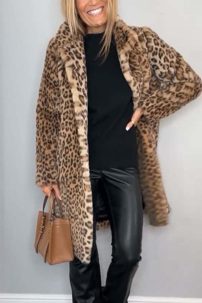 LIZZIE - Leopardprint Mantel
