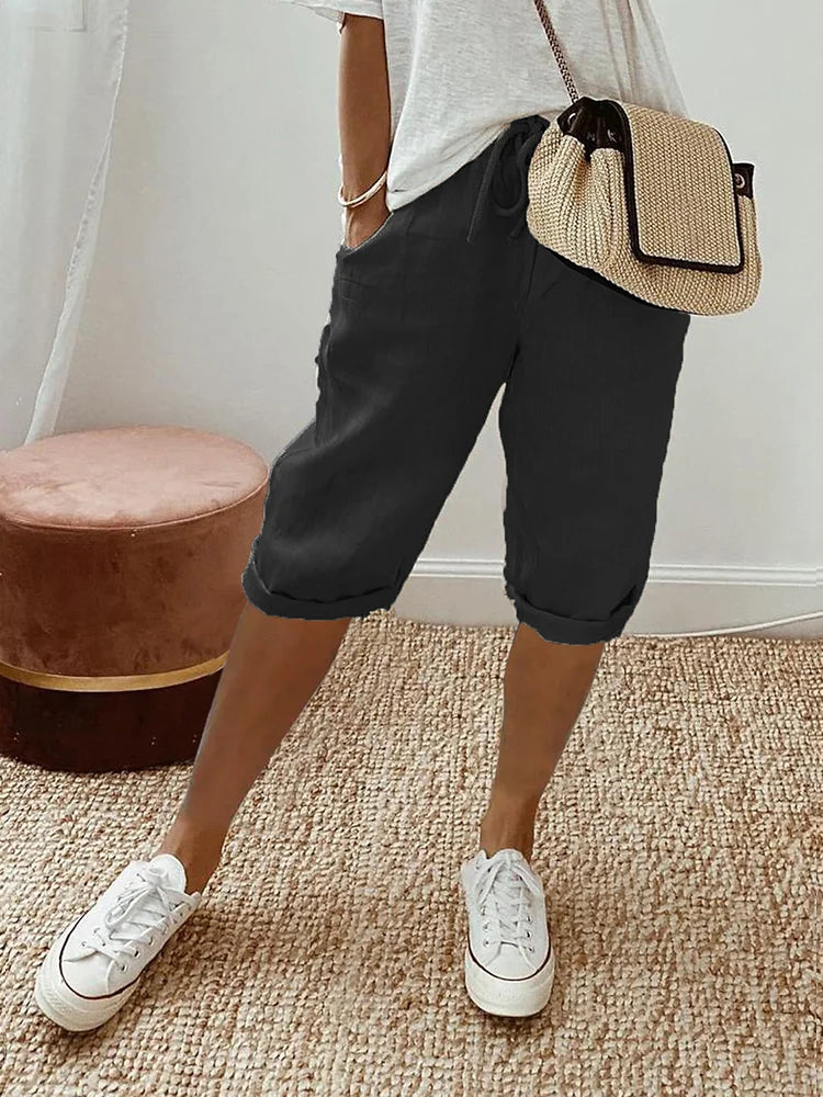 MAE - Leichte Shorts aus Baumwolle und Leinen