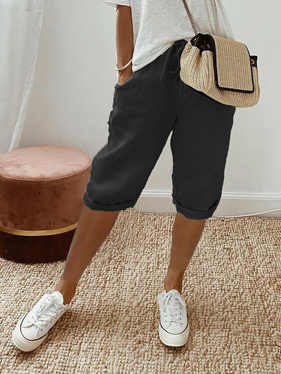 MAE - Leichte Shorts aus Baumwolle und Leinen