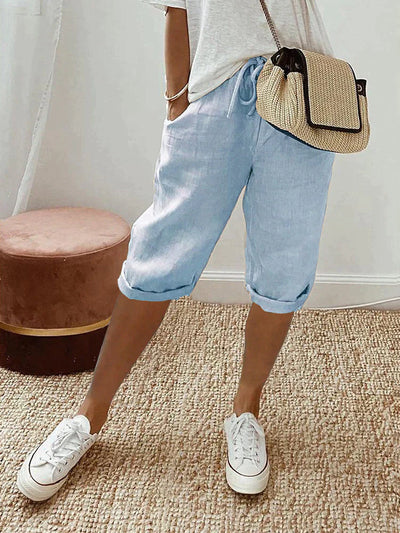 MAE - Leichte Shorts aus Baumwolle und Leinen