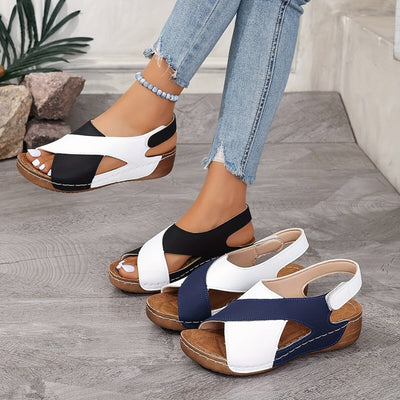KLARA - Orthopädische Strandsandalen mit offener Zehe