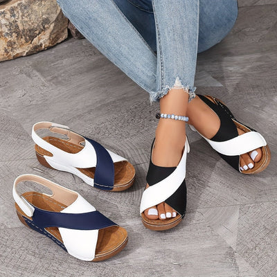 KLARA - Orthopädische Strandsandalen mit offener Zehe