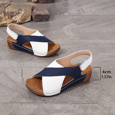 KLARA - Orthopädische Strandsandalen mit offener Zehe
