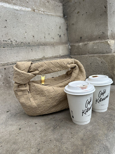 ÉLÉGANTBY™ | Mini sac tissé en daim